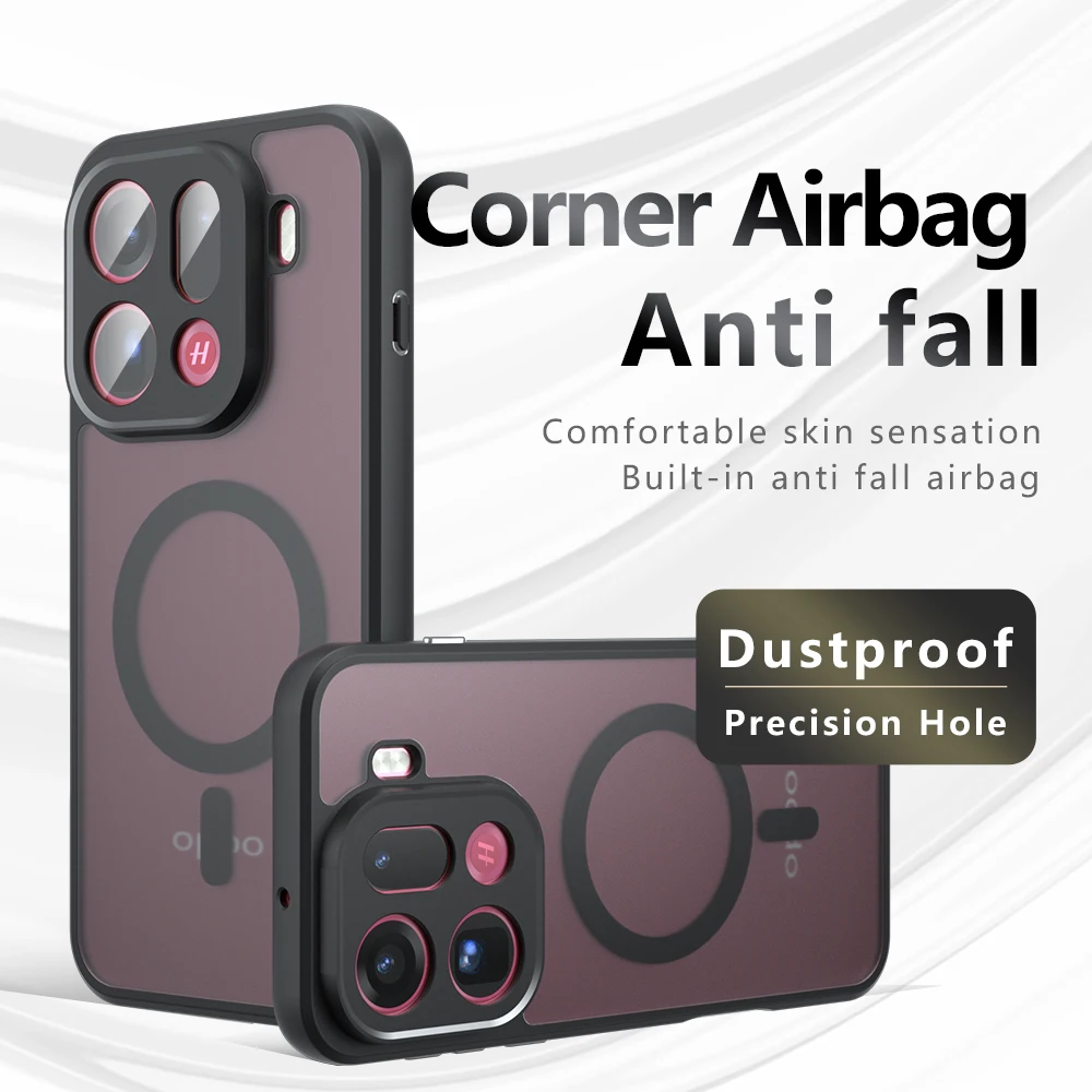 Matte Hard Pc Back Case - เคสสำหรับ OPPO Find X9 Pro กันกระแทก