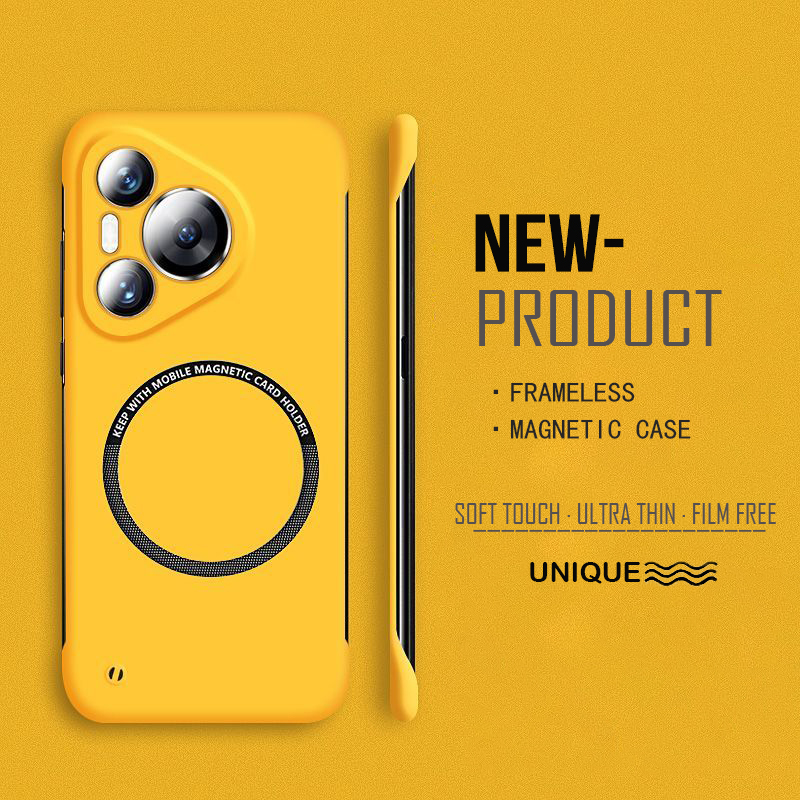 Ultra Thin Hard PCแม่เหล็กFram - Ultra Thin Frameless Phone Cover บทวิจารณ์และราคา