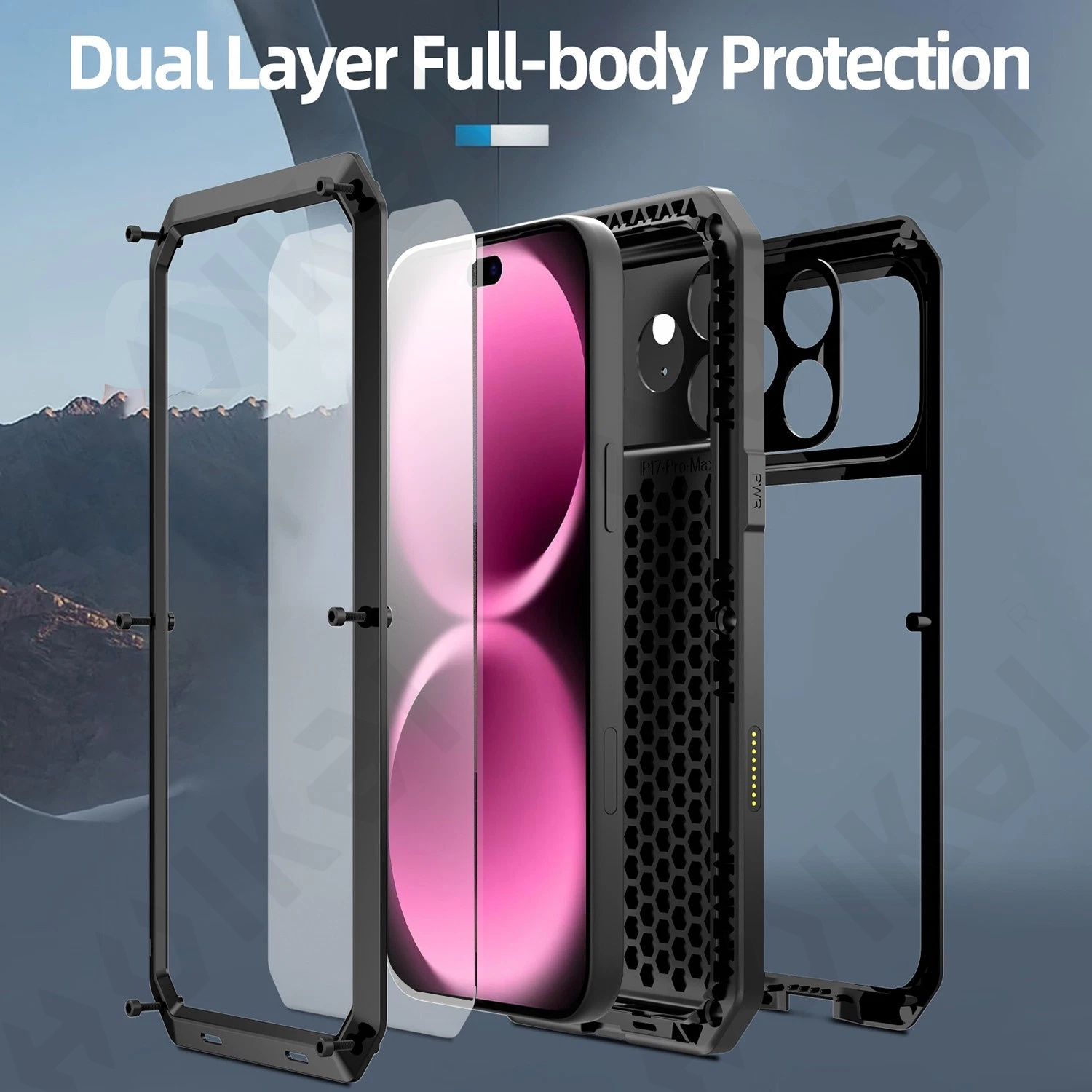เคสสำหรับ iPhone 18 17 16 15 1 - Heavy Duty 360 Full Body Protective Case บทวิจารณ์และราคา