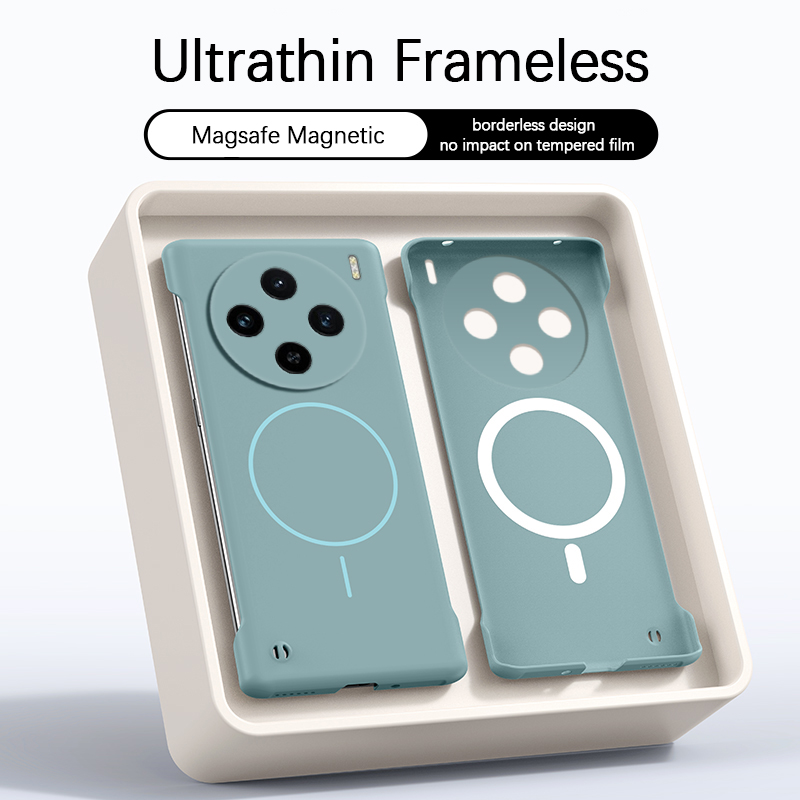 เคสโทรศัพท์แม่เหล็กบางสำหรับ V - Ultra Thin Frameless Phone Cover บทวิจารณ์และราคา