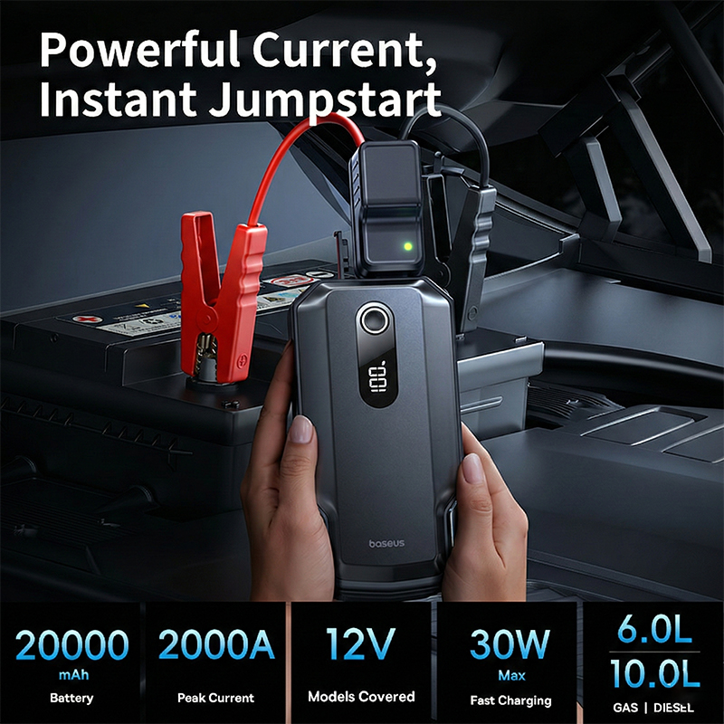 เบสัส เครื่องจั๊มป์สตาร์ทเตอร์ - Power Banks บทวิจารณ์และราคา