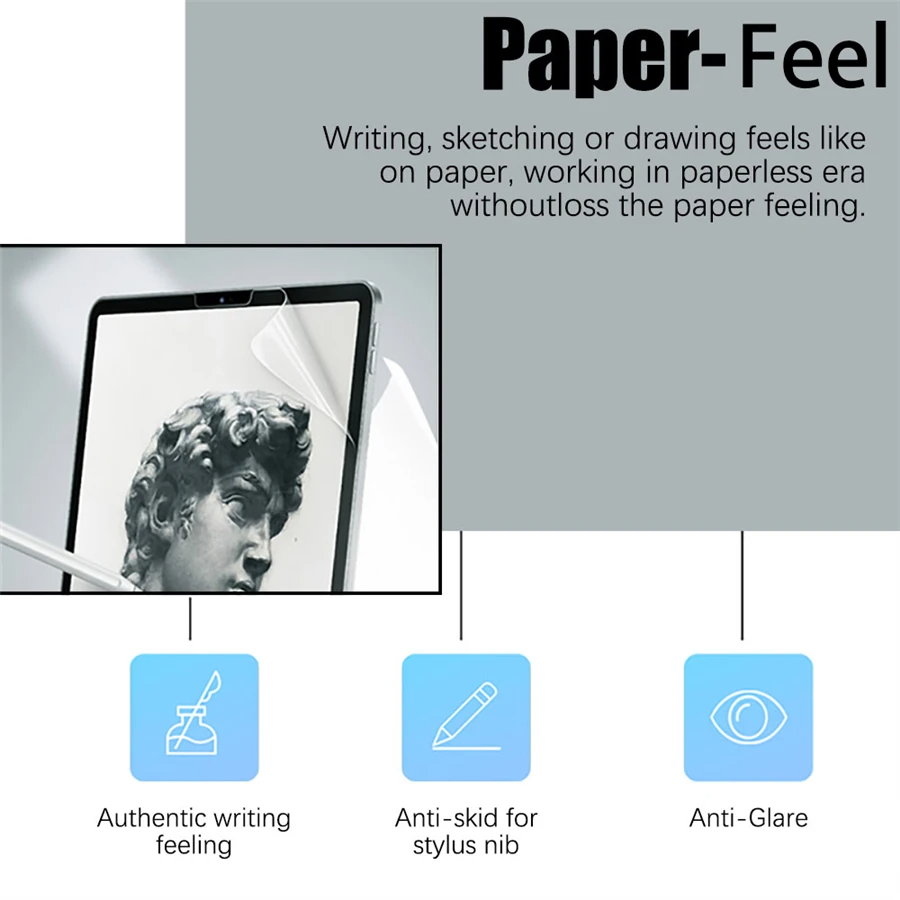 3Pcsกระดาษรู้สึกเช่นป้องกันหน้ - Matte Anti Glare Screen Protector บทวิจารณ์และราคา